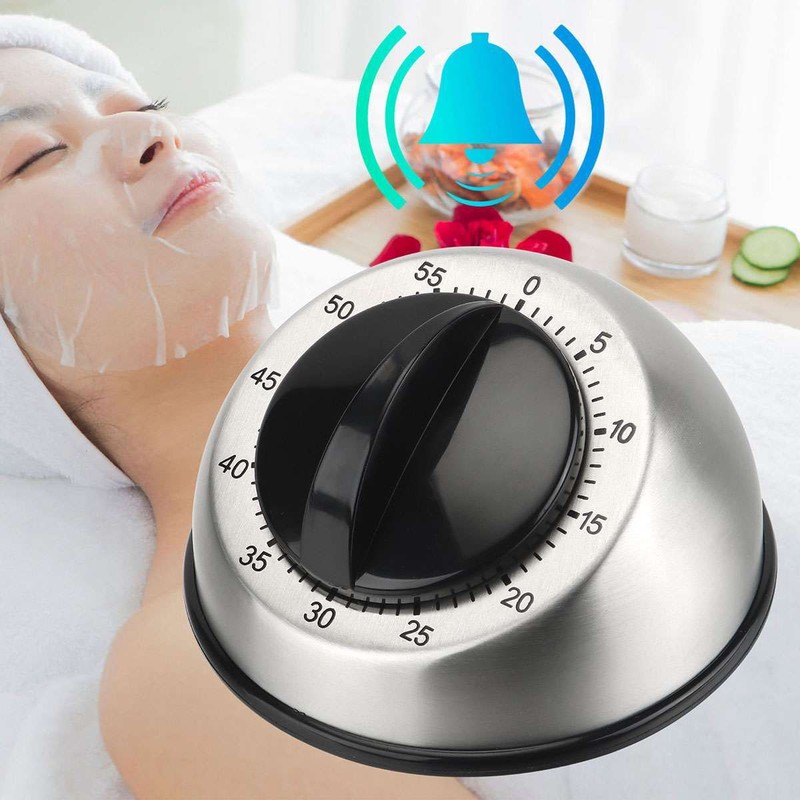 Mechanical Kitchen Timer 60min Countdown Cooking Wind Up Visual Alarm Reminder gallery