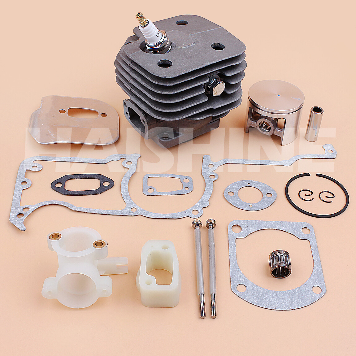 52mm Cylinder Piston Big Bore Kit For Husqvarna 266XP Chainsaw Nikasil Plated gallery