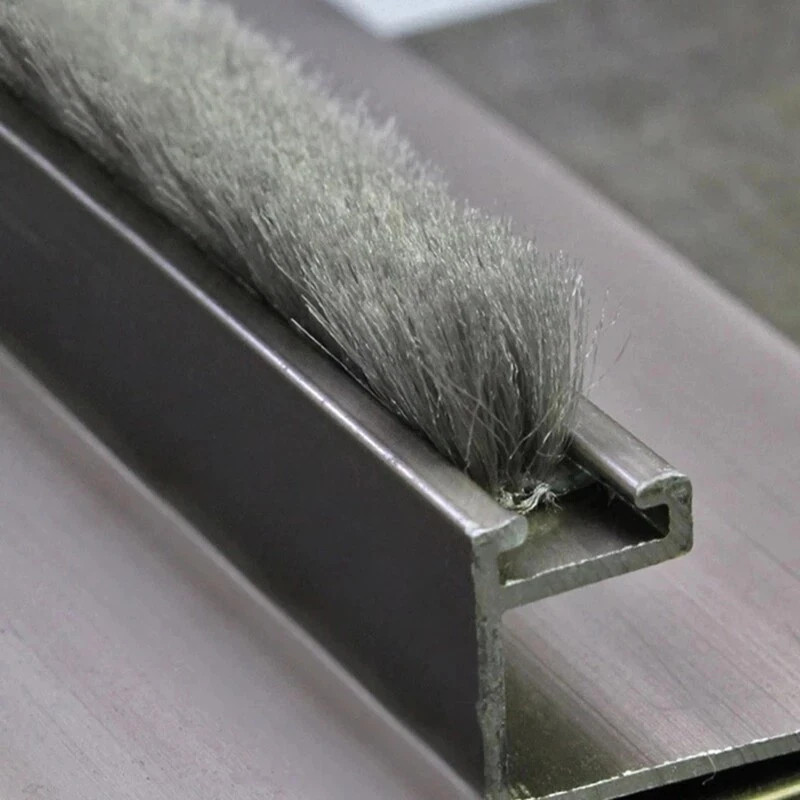 Door Window Seal Brush Pile Draught Excluder Soundproof Weather Strip Filler gallery