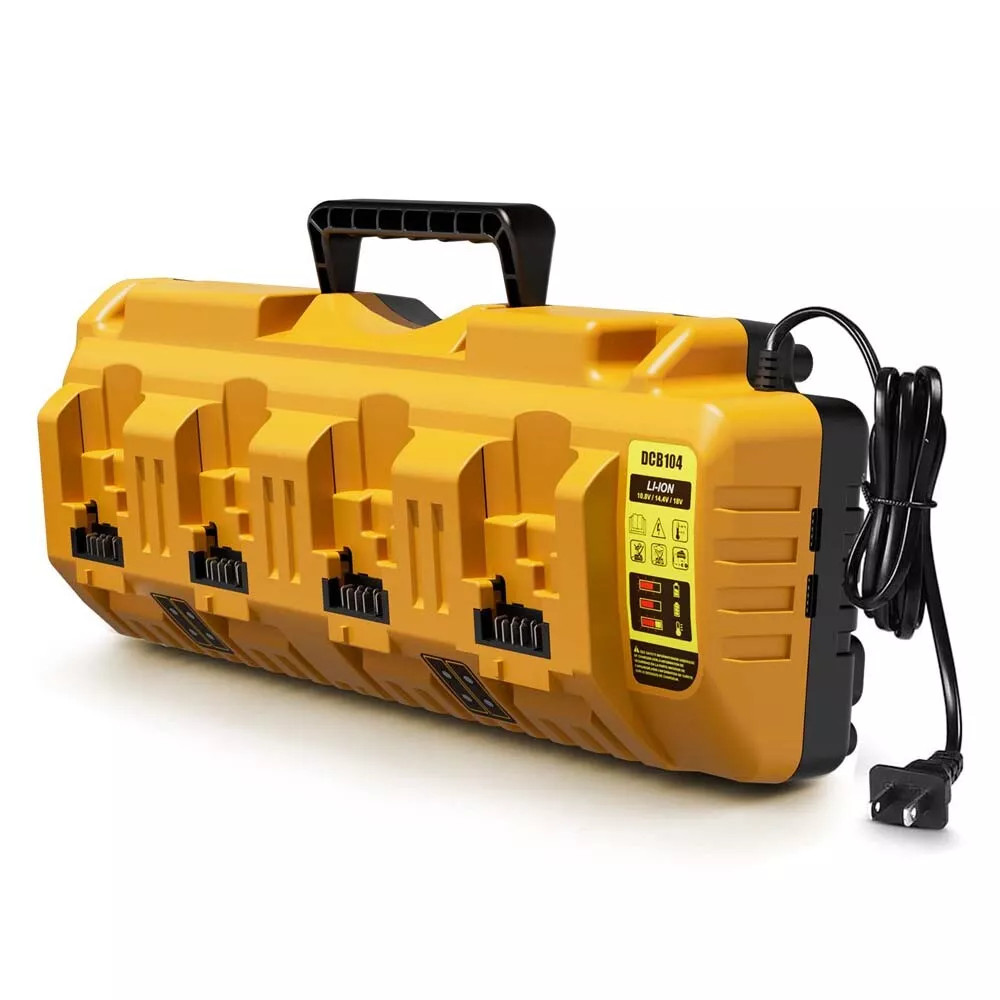 For DEWALT 12/20V DCB104 4-Port Battery Charger Fast charger Lithium XR DCB205 gallery
