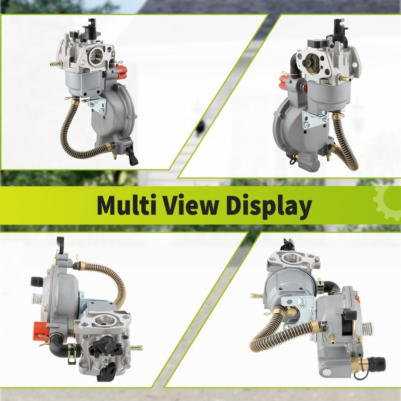 Dual Fuel LPG Conversion Carburetor for Generator GX200 160F 168F 170F GX160 New gallery