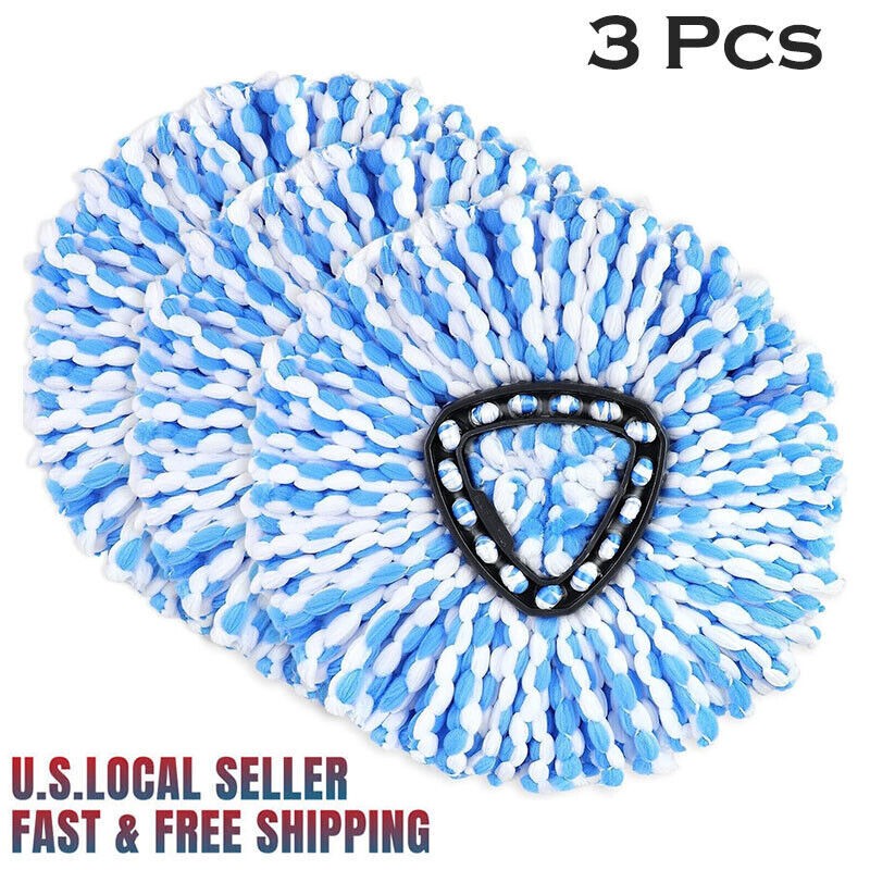 3x Replacement Microfiber Mop Head Wring Refill For O-Cedar RinseClean Spin Mop gallery