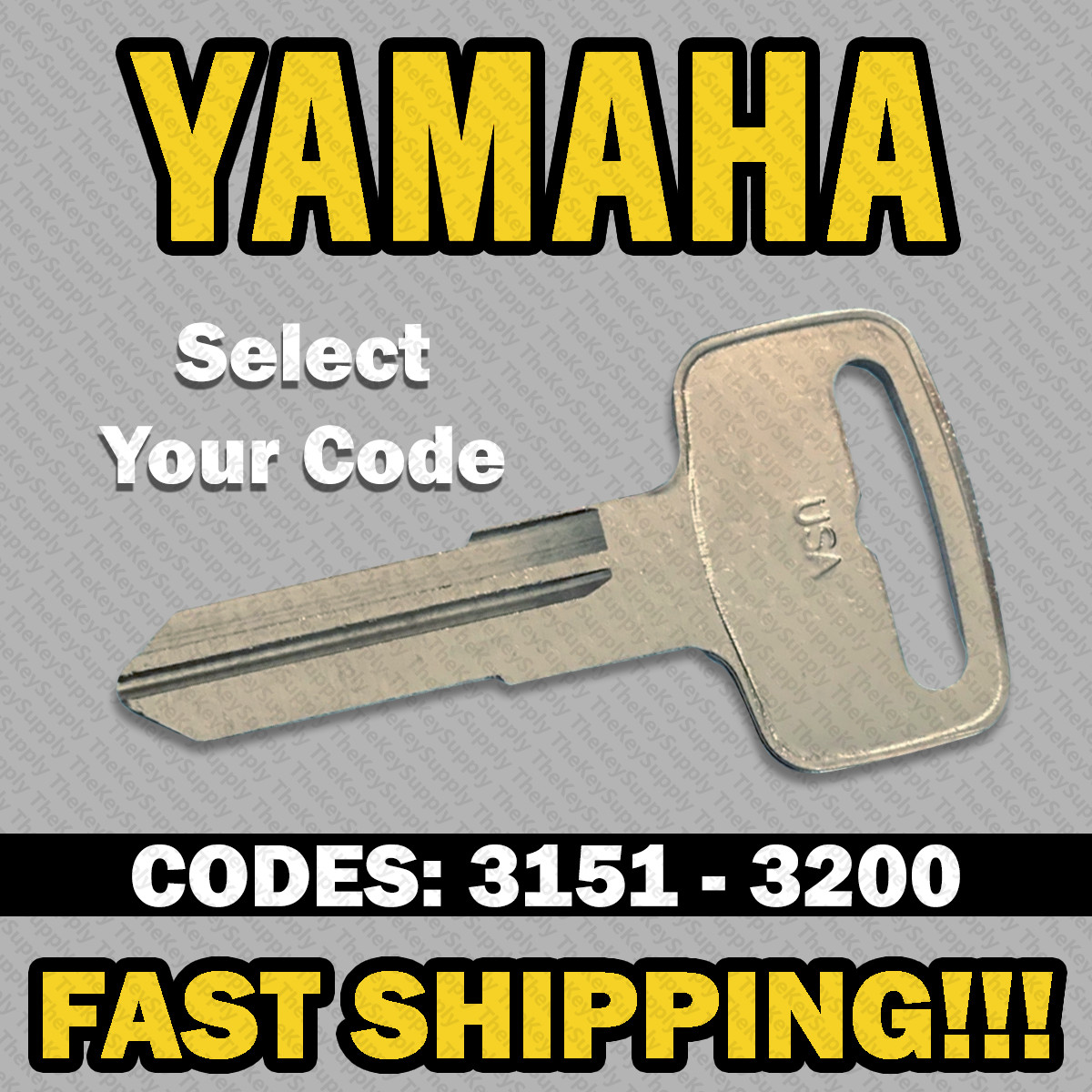 Yamaha Motorcycle Replacement Key Cut to Your Code 3151 - 3200 gallery