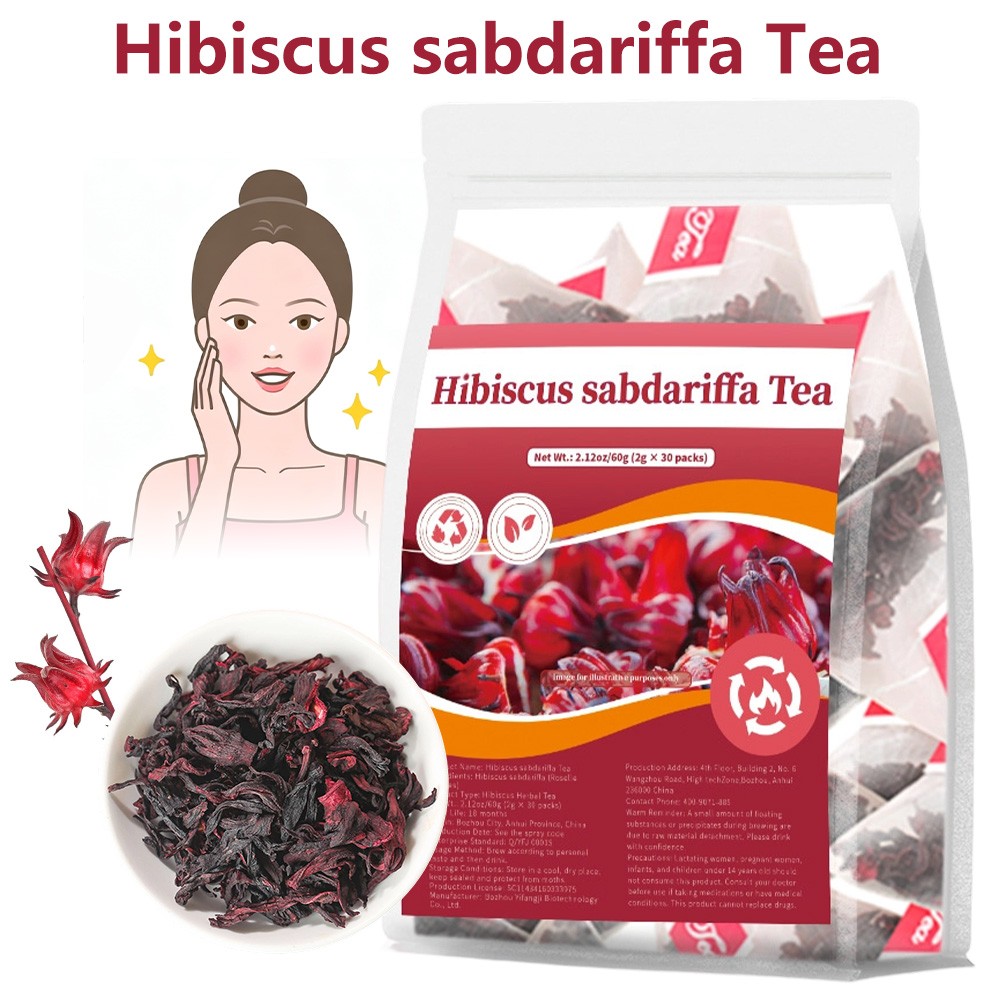 Hibiscus Sabdariffa Tea Supports Skin Health Quality Selection 30 Packs gallery