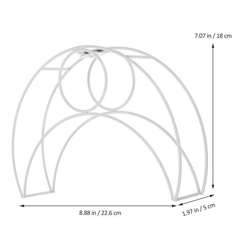 Moon Shape Lampshade Frame Replacement Lamp Frame Wire Lampshade Frame Desk gallery