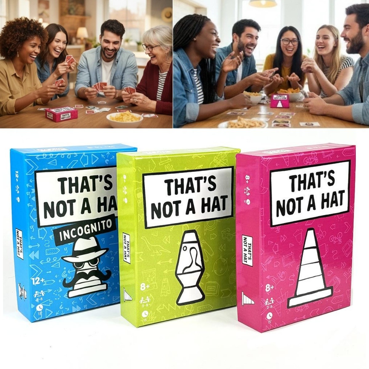 That’s Not a Hat – Fun Bluffing & Memory Party Game for All Ages gallery