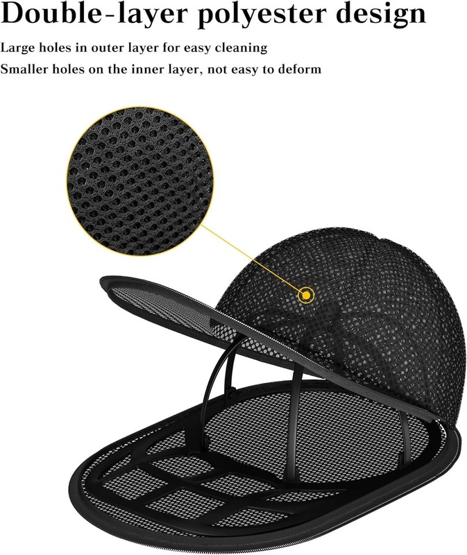 Hat Washer for Baseball Caps Sturdy Cleaning Protector with Frame Cage Laundry gallery