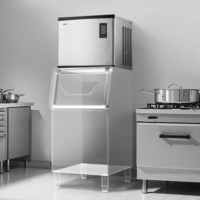 VEVOR Commercial Ice Maker Machine - Head 1000 lbs/Day Self-Cleaning Ice Maker gallery
