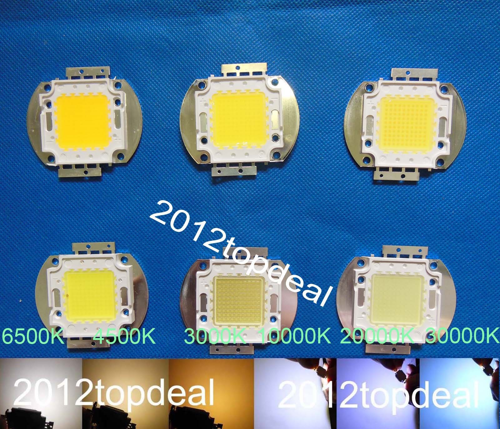 100w High Power led Cool white/Neutral/Warm White LED 3000k 10000k 20000k 30000k gallery