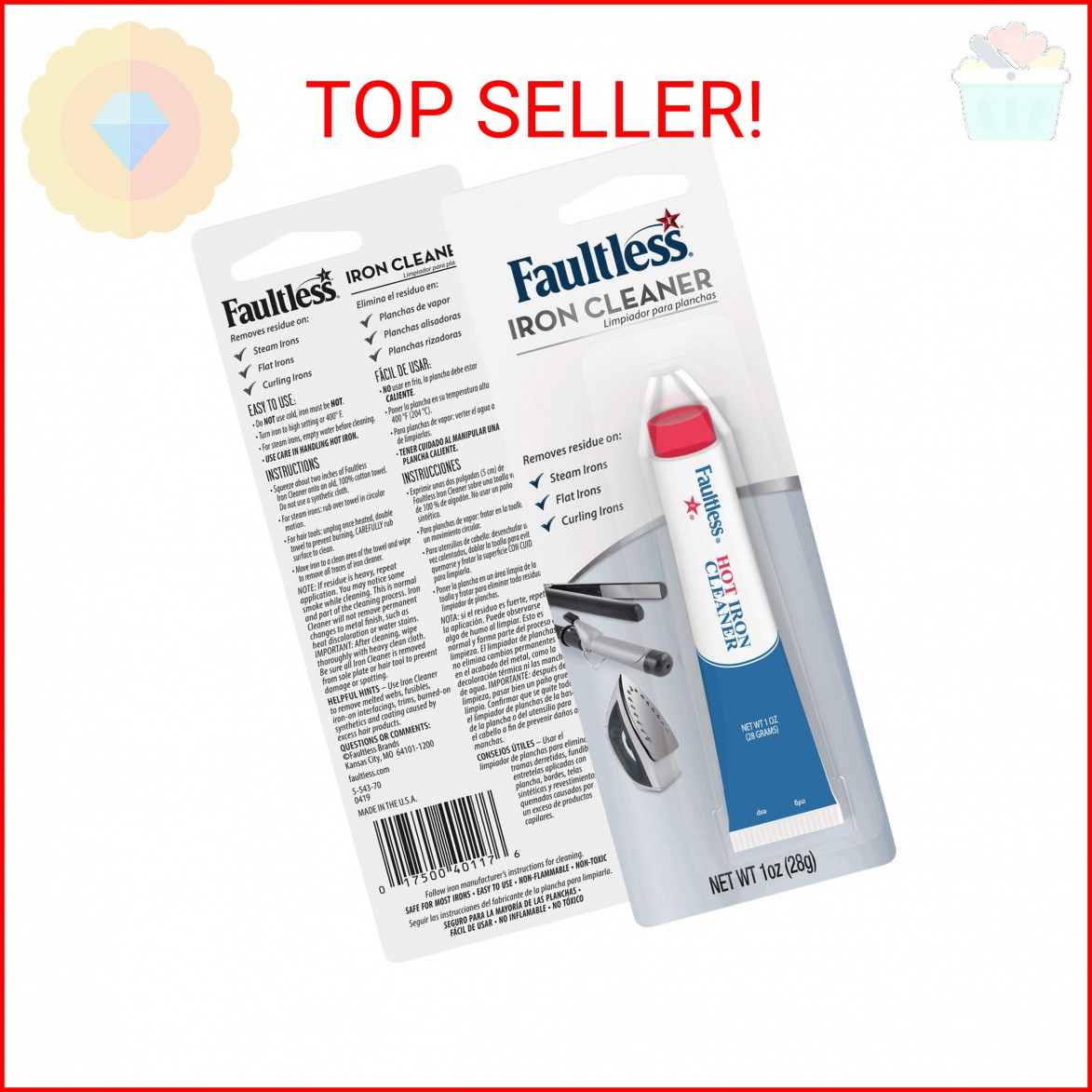 Faultless Starch 40110 Faultless Hot Iron Cleaner1oz (28 Grams) gallery