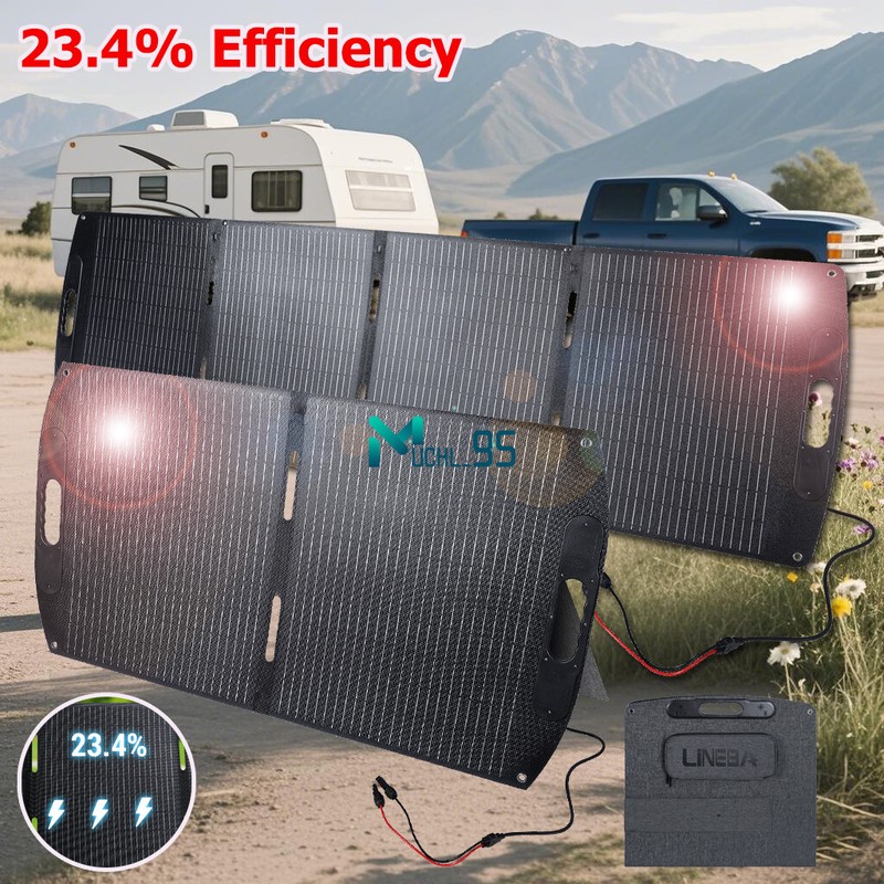 400W Portable Folding Solar Panel Charger Power Station IP65 for Home RV Camping gallery
