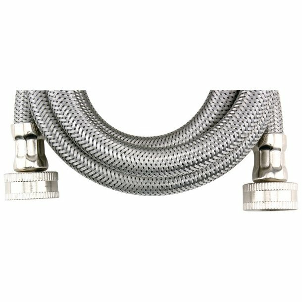 Certified Appliance 5 ft. Braided Stainless Steel Washing Machine Hose gallery