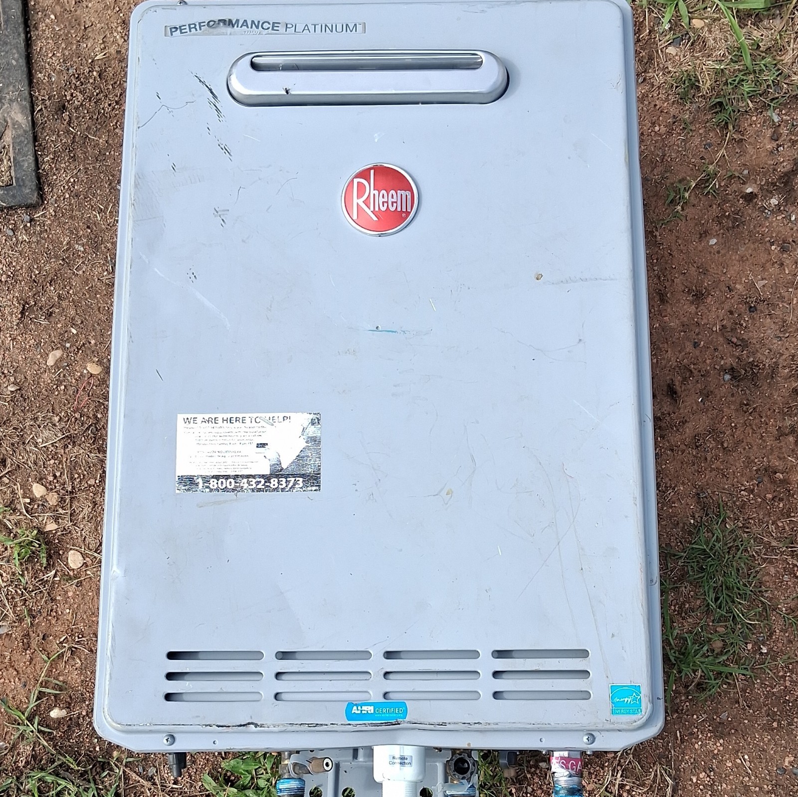 Rheem Performance Platinum Tankless Water Heater - Gray Performance Platinum gallery