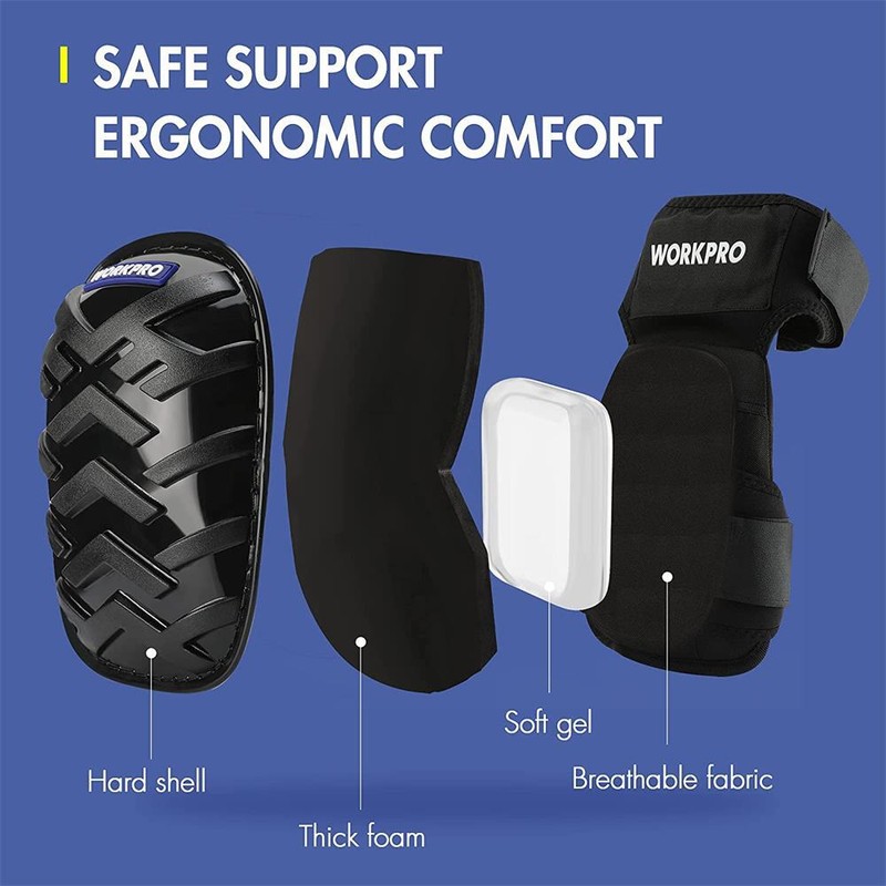 WORKPRO Knee Pads for Work Construction Gardening Flooring Carpentry Garage NEW gallery