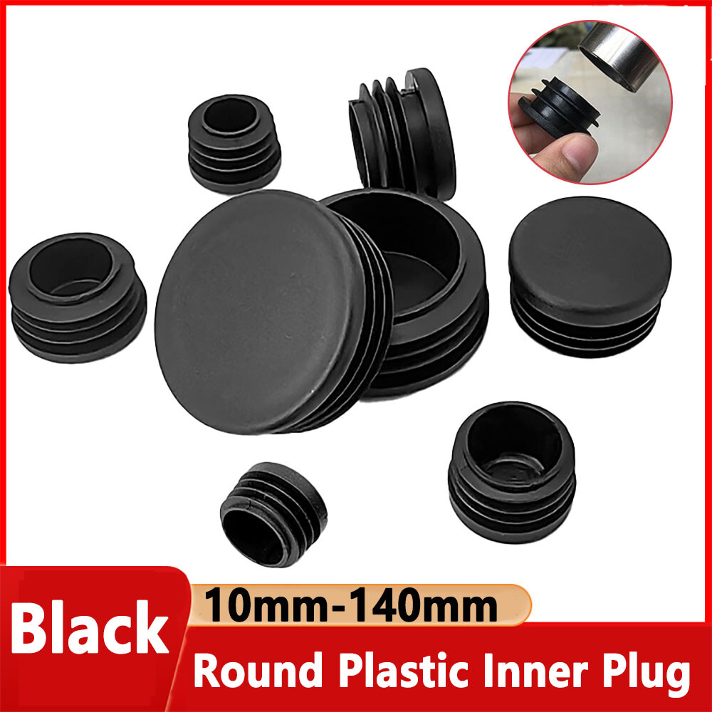 Round Plastic Tube End Caps Insert Bungs Blanking Plugs Stoppers Chair Feet Leg gallery