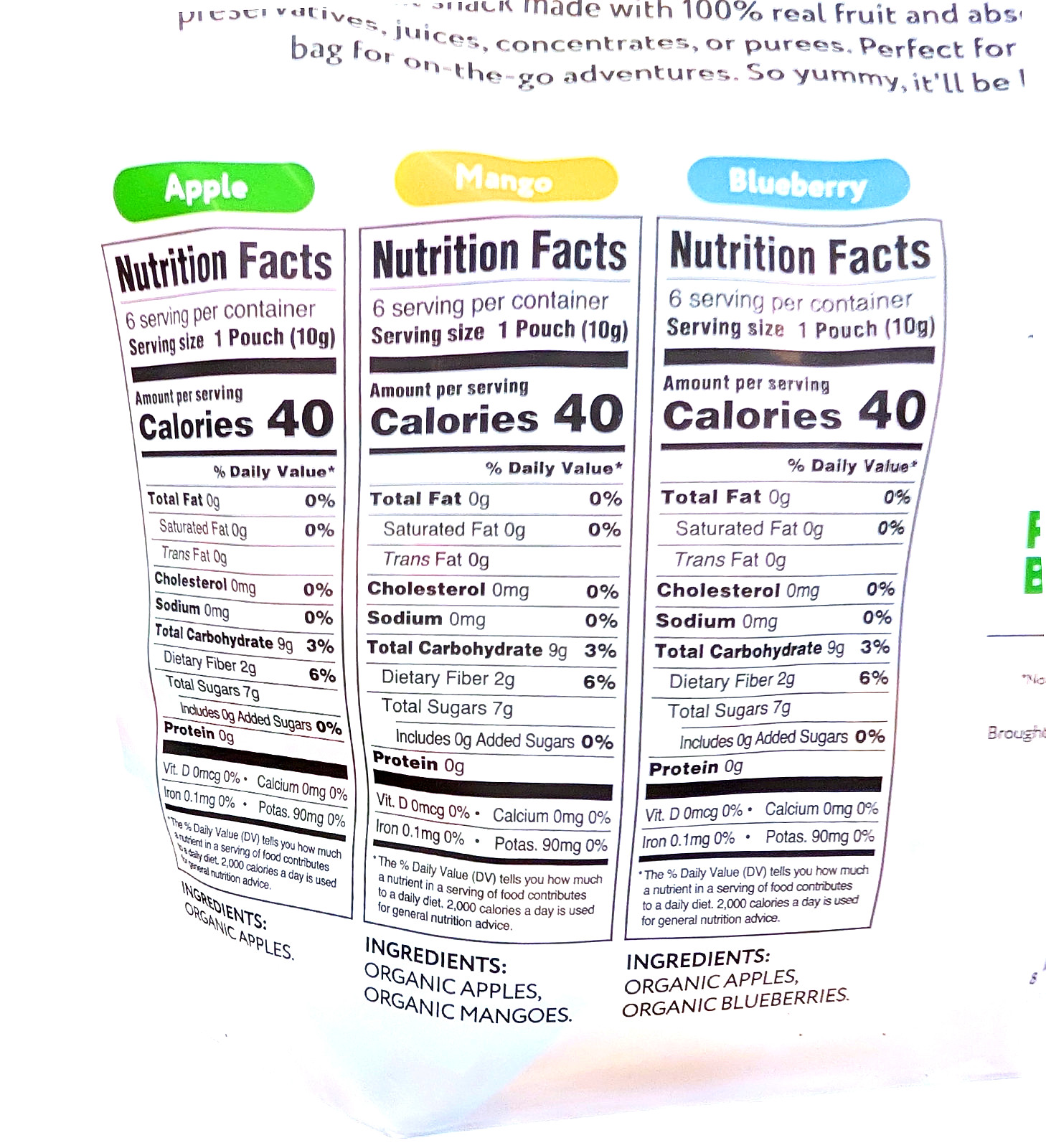 That's It Crunchable Organic Fruit Crisps Variety Pack 18 Packs EXP 06/2027 gallery