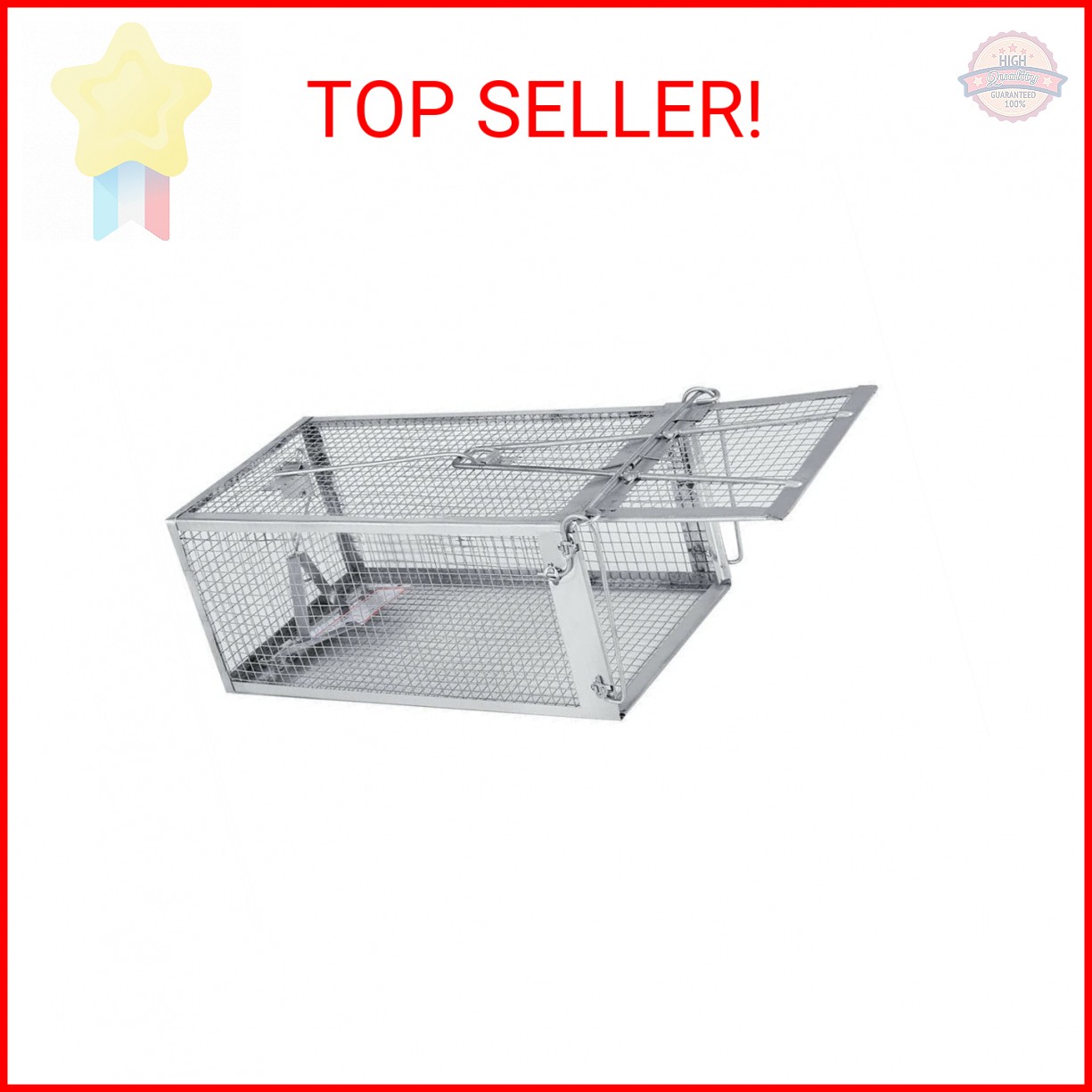 THE PERFECT PART USA Mouse Trap Rat Trap Rodent Trap Live Catch Cage, Easy to Se gallery