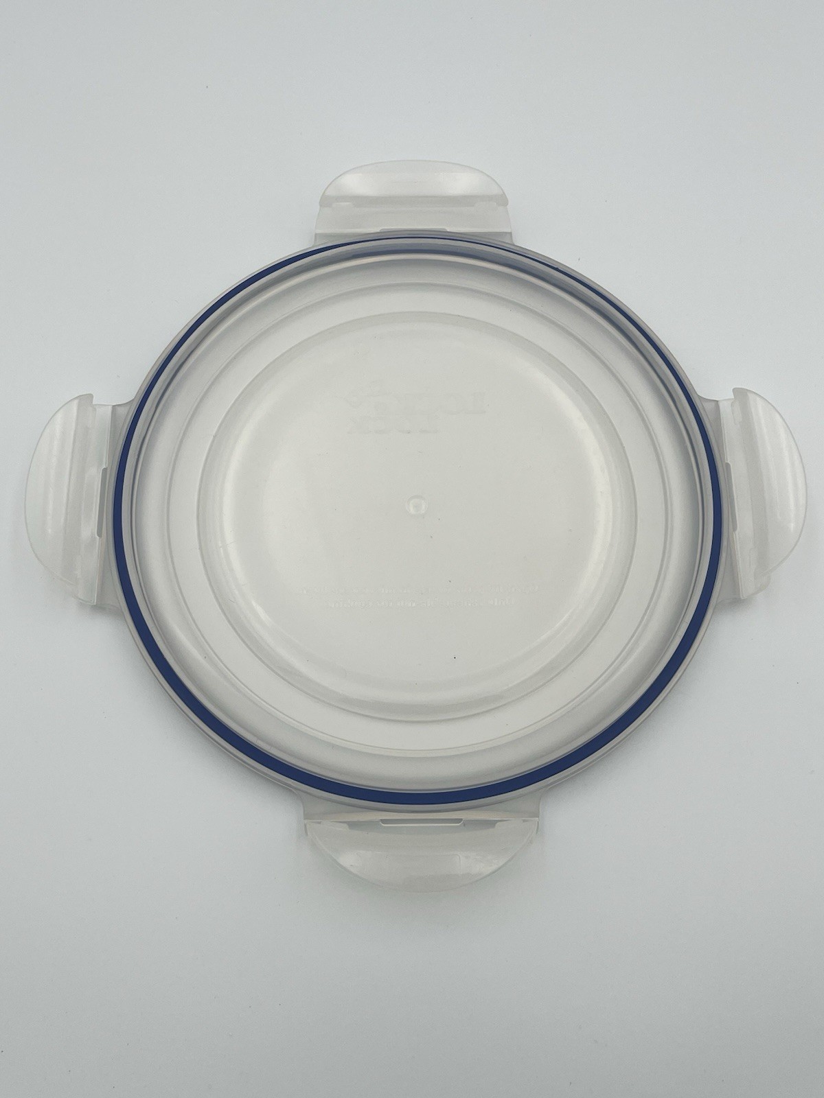 Lock & Lock Round Food Storage Container "8 Clear Blue Seal Replacement 5-1/2 gallery