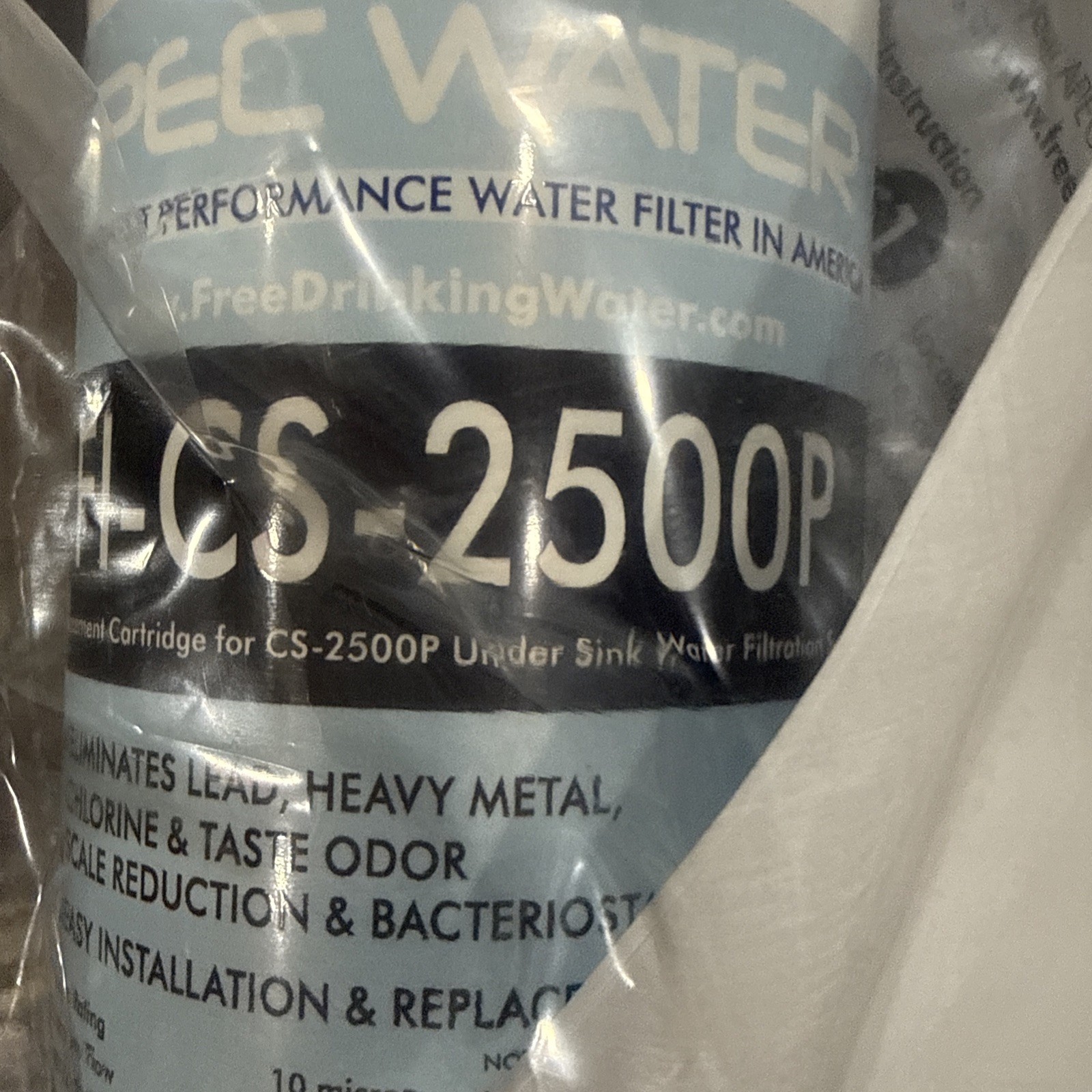 APEC FI-CS-2500P Replacement Water Filter For CS-2500P Water Filtration System gallery