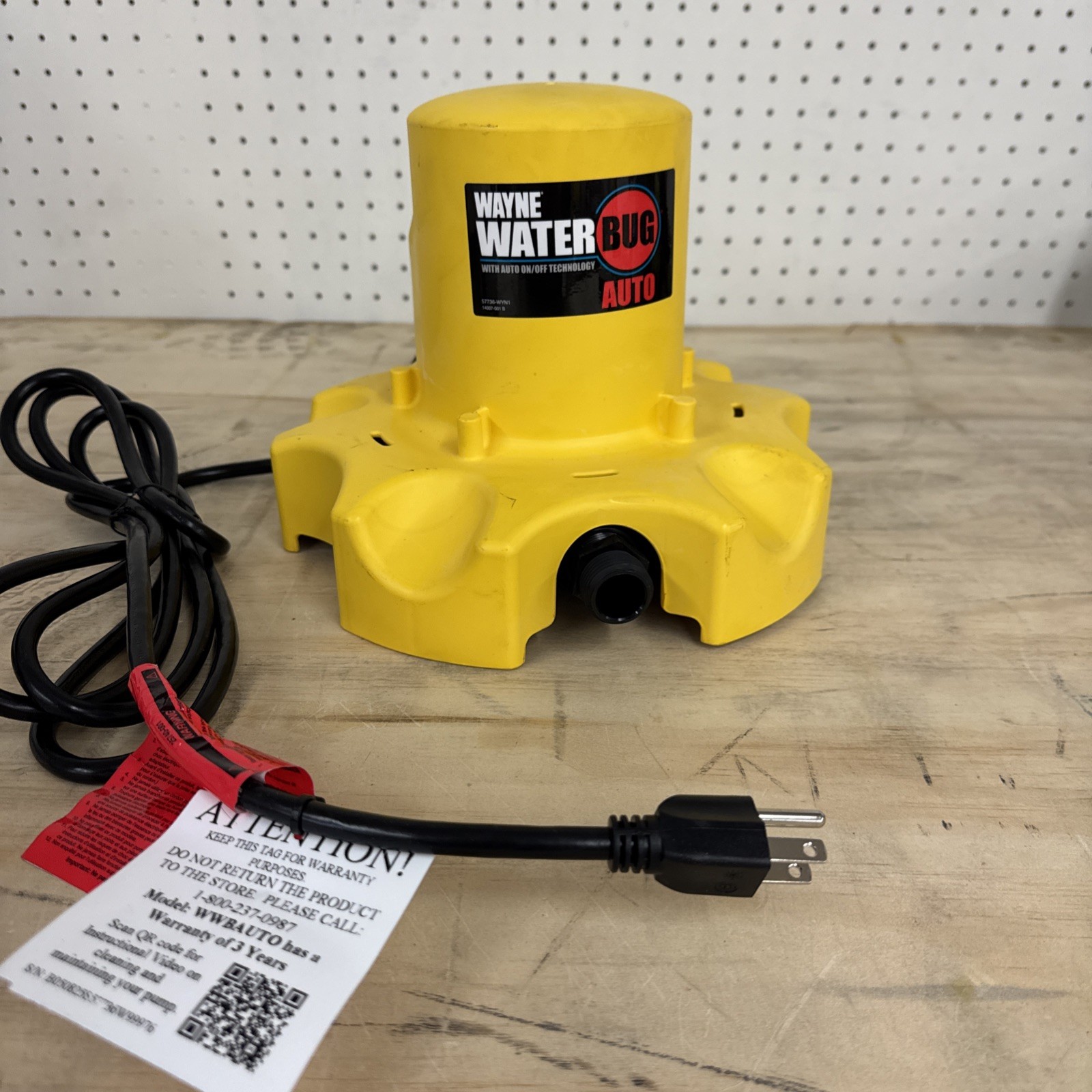 Wayne Waterbug 0.25 HP Auto Submersible Utility Pump gallery