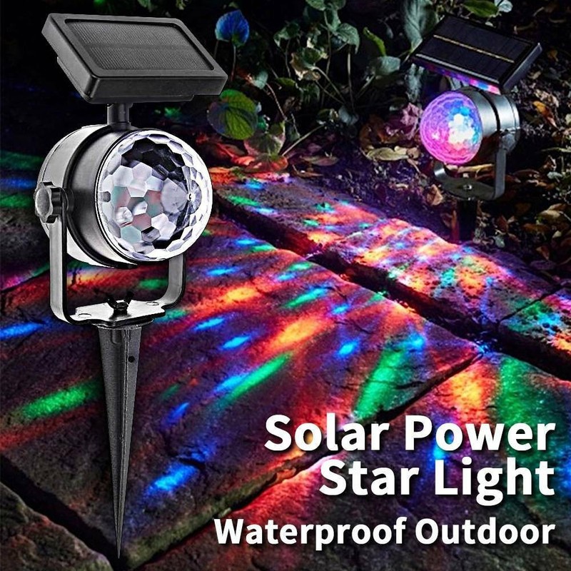 LOT Solar Projector Lights Projection Lamp Garden Party Backyards Decor Bulbs gallery