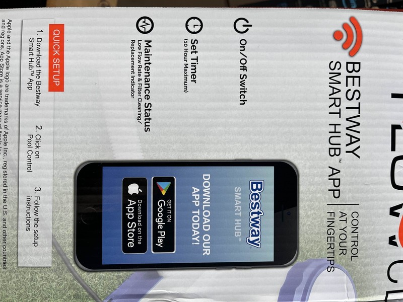 Bestway Flowclear 2000 GPH Filter Pump Smart Touch WiFi App Control Above Ground gallery