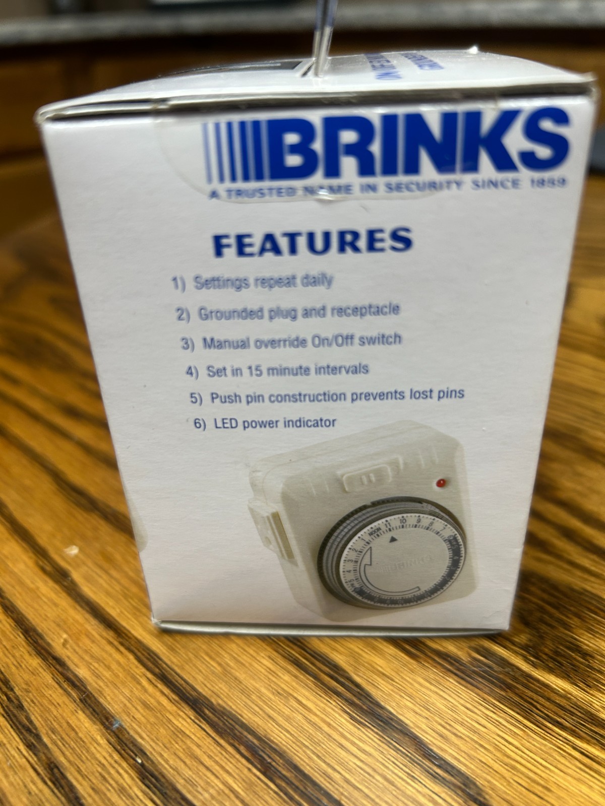 Two (2) Brinks 42-1020 Mechanical Timer Grounded Plug 120V For Indoor Use Only gallery