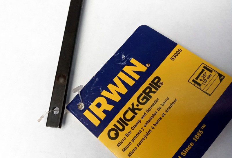 Irwin Tool 53006 Micro Quick-Grip Bar Clamp (4-1/4") And Spreader (8") 2pcs. gallery