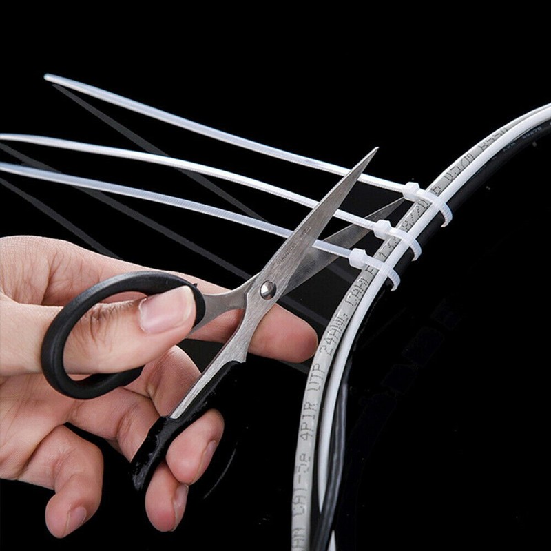 100pcs Cable Ties 18" Nylon Heavy Duty Self-Locking Wrap Wire Zip UV Resistant gallery