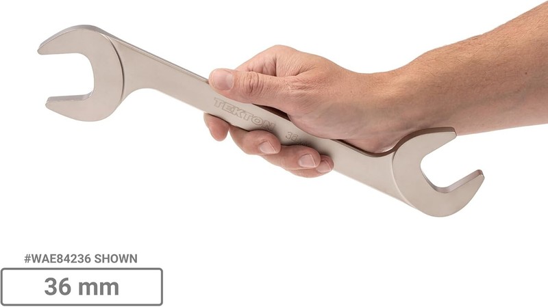 Angle Head Open End Wrench Set, 6-Piece (33-38 mm) | Made in USA gallery