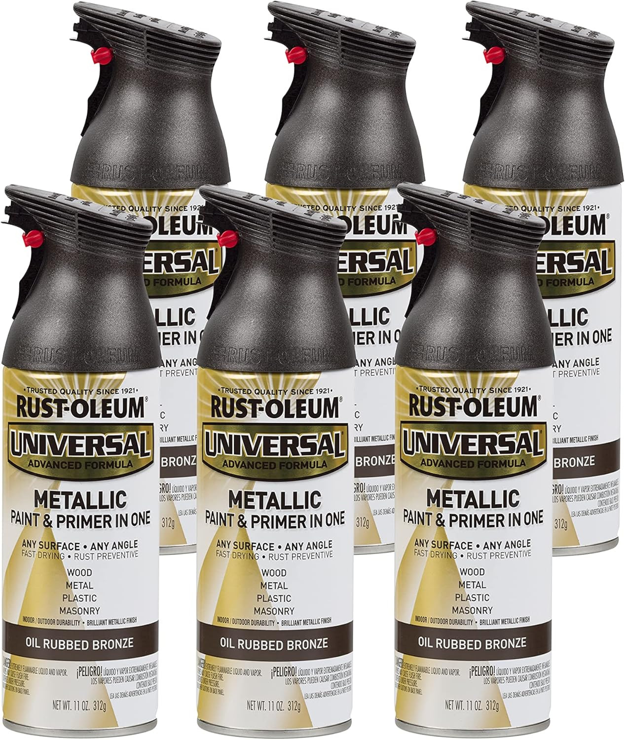 Rust-Oleum Oil Rubbed Bronze Spray Paint 6 Pack 11 oz All Surface gallery