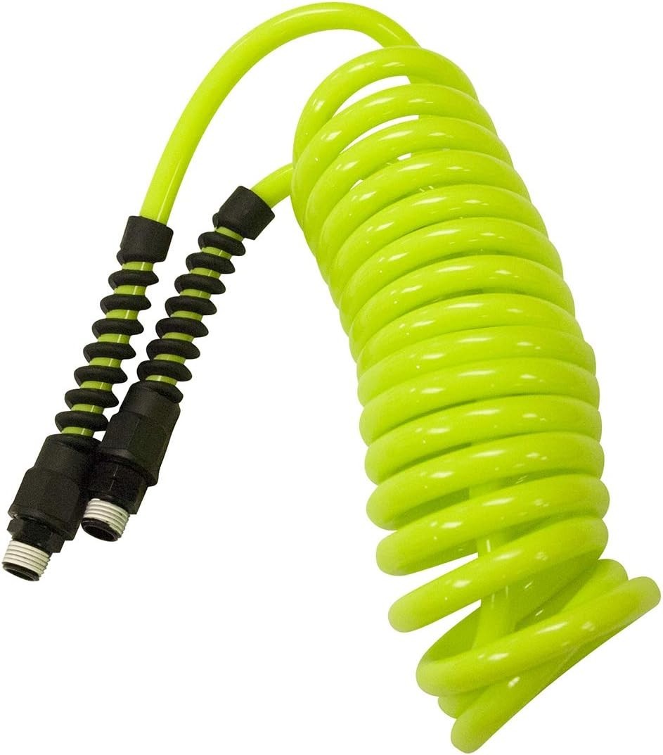 Flexzilla Polyurethane Recoil Air Hose, 1/4 in. x 10 ft., ZillaGreen - LP1410AFZ gallery