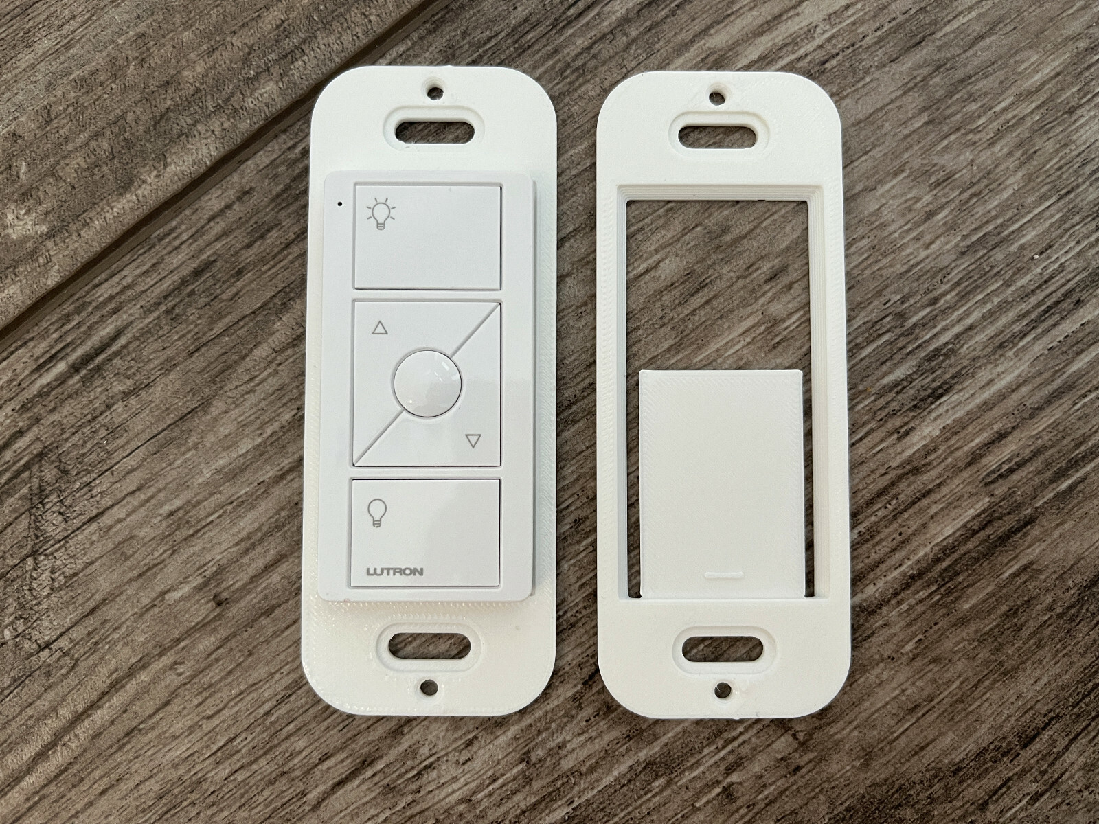 4 Pack - Bulk Wallplate Brackets for Lutron Caseta Pico Remote - 3D Printed gallery