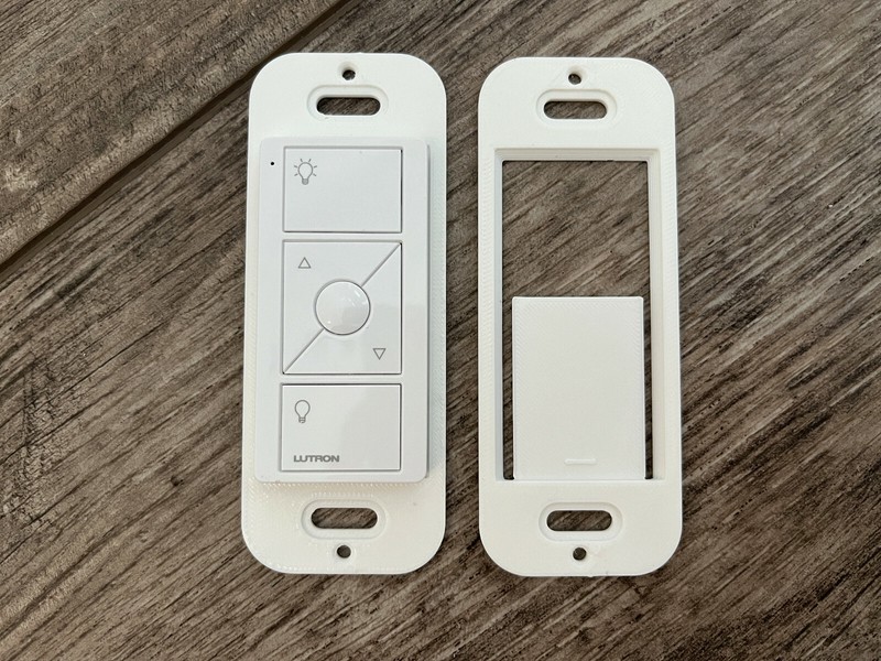 4 Pack - Bulk Wallplate Brackets for Lutron Caseta Pico Remote - 3D Printed gallery