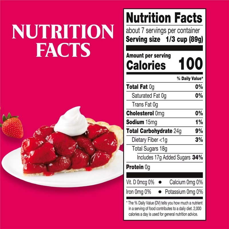 (3 pack) Comstock, Premium Strawberry Pie Filling & Topping, Ready to Use gallery
