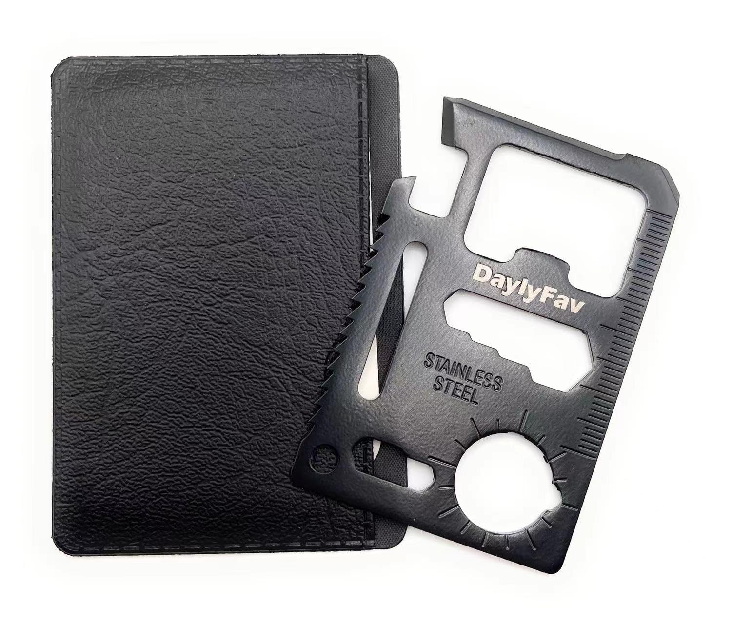 Multitool Card – 11 in 1 Credit Multi-Tool (Bottle Opener, Can Black gallery