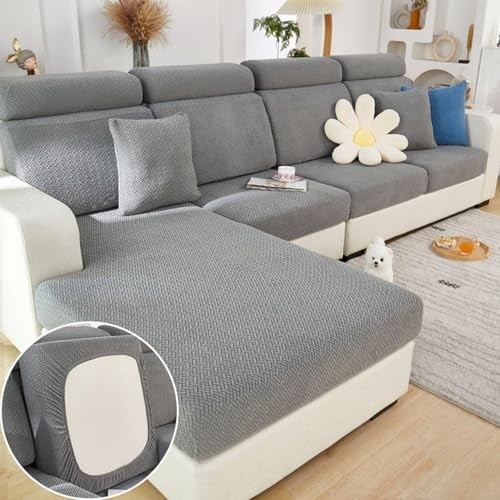 Couch Cushion Covers Sofa Covers Couch Large Single Seat Cover Texture Gray gallery