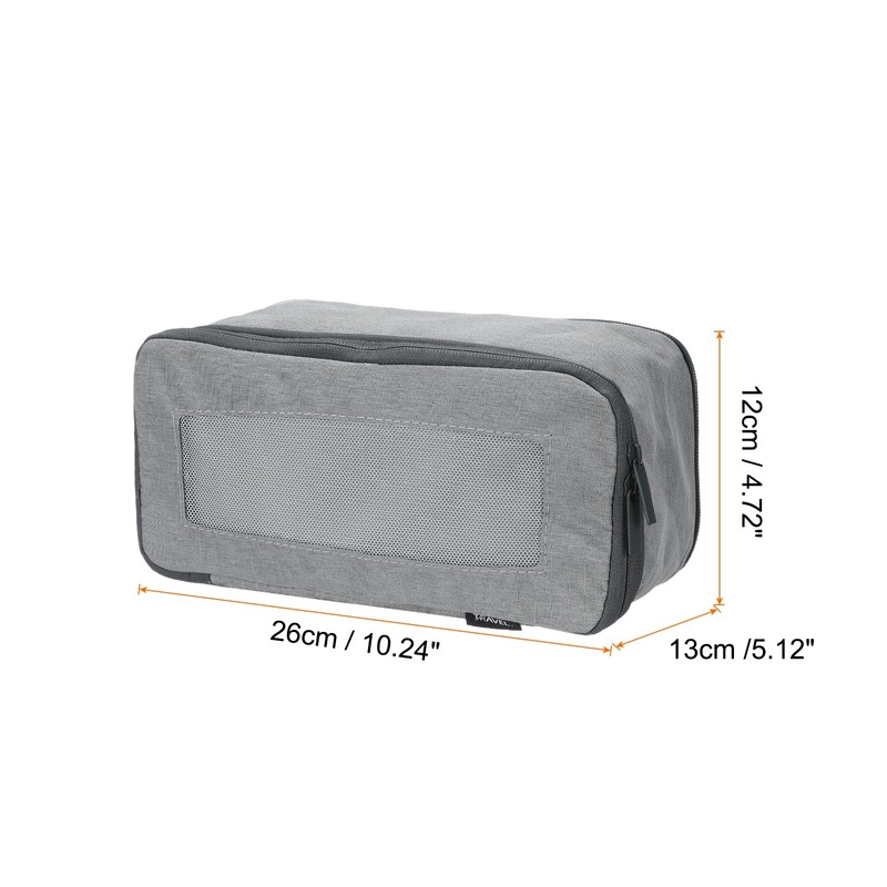 Compression Packing Cube 26x12x13cm Travel Luggage Organizers Bag Grey gallery
