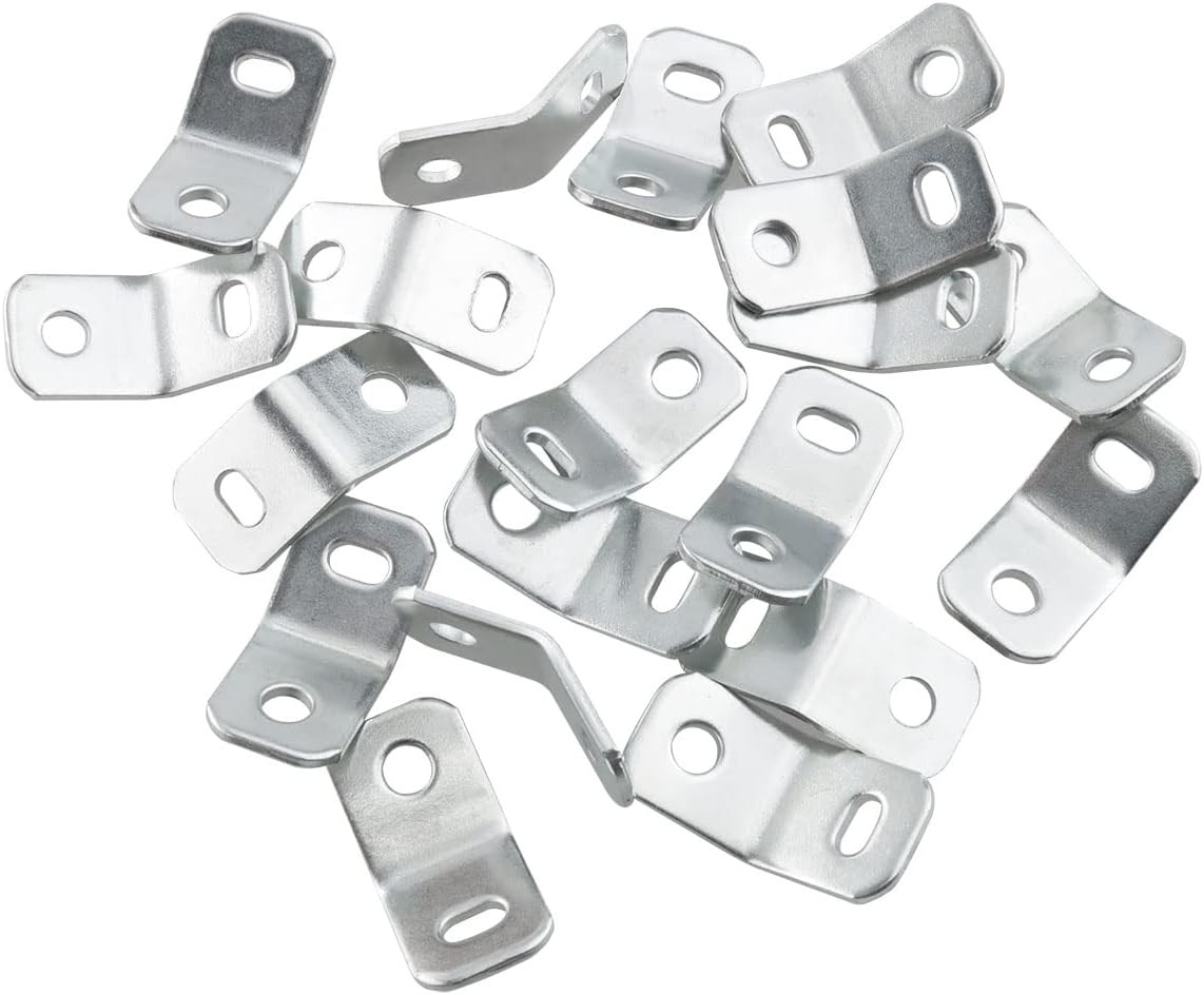 135 Degree Corner Brackets 20PCS 135 Degree Zinc Electro-Plate Finish anti Inve gallery