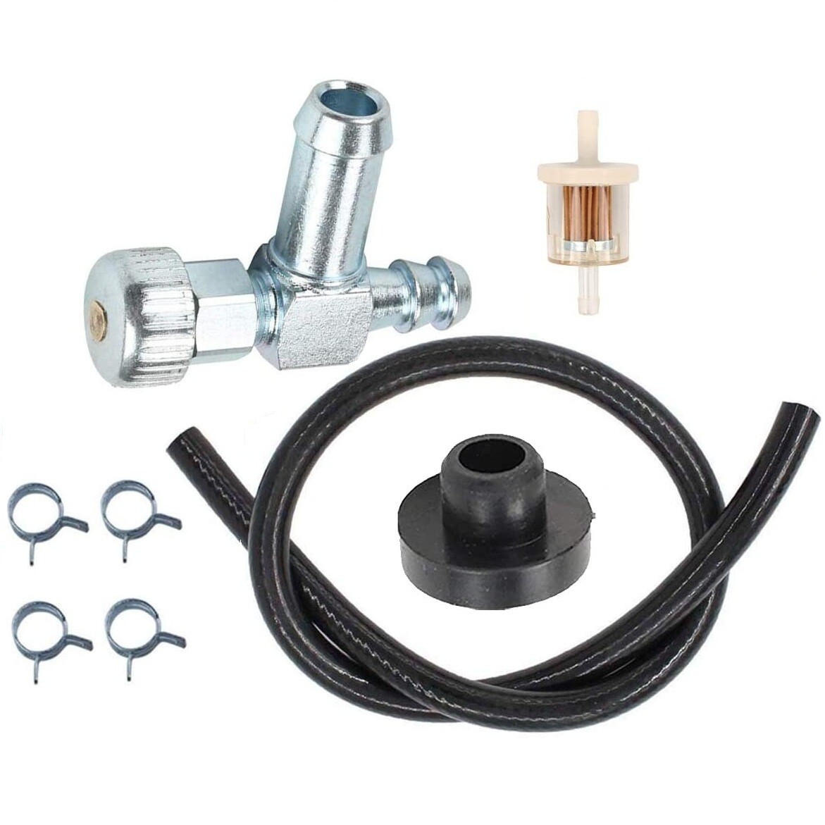 Fuel Gas Shut Off Valve Filter & Grommet For Arctic Cat Snowmobile 1977-1999 gallery