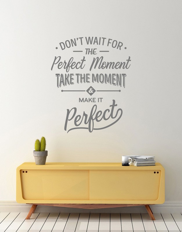 Don’t Wait For The Perfect Moment, Take The Moment and Make It Perfect Motivatio gallery