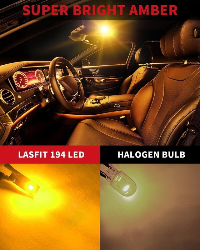 High-Performance 168 LED Bulbs - 400LM Non-Polar Amber for 12-24V Applications gallery