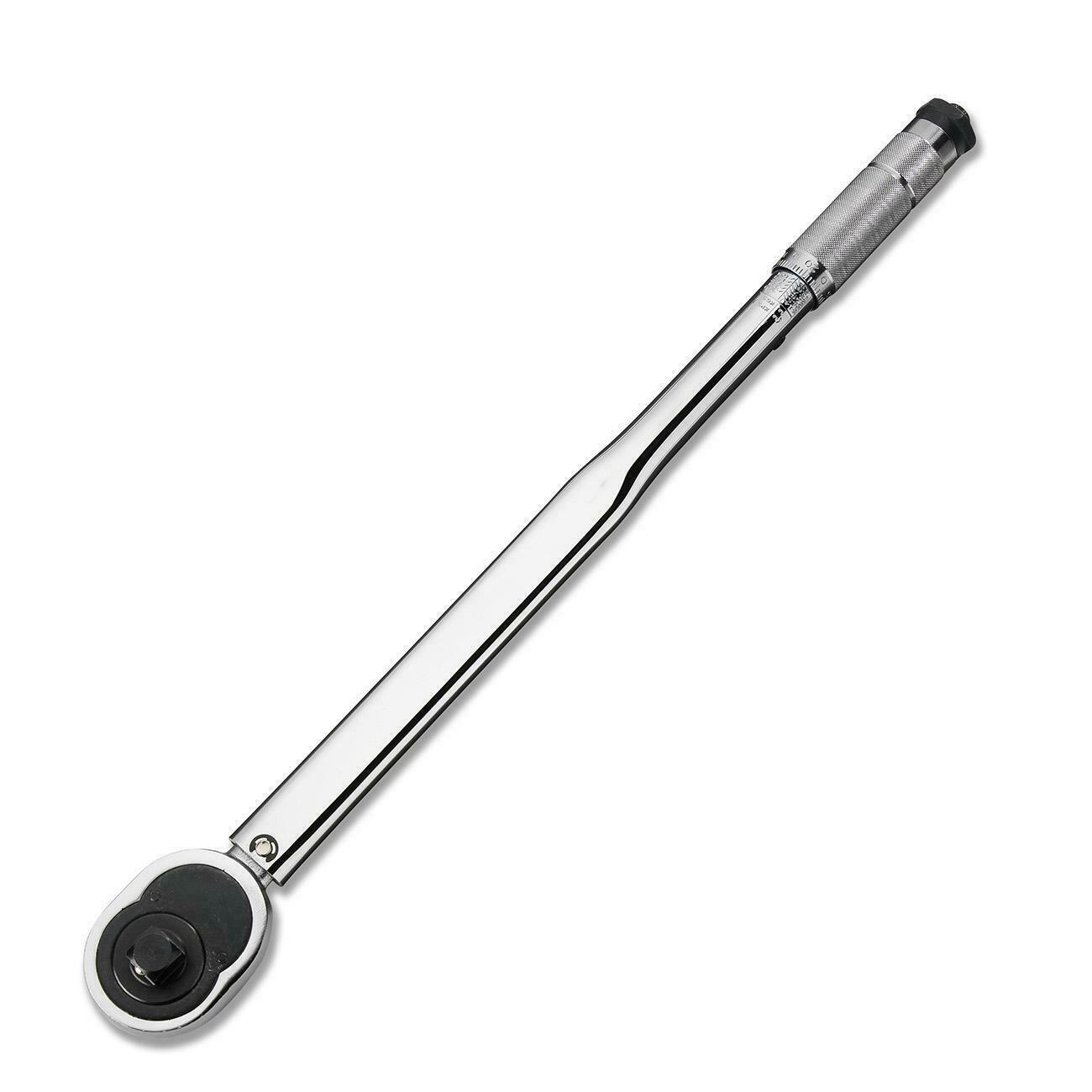 3/4" Dr Micrometer Adjustable Torque Wrench 50-300 ft/lb Tool with case gallery