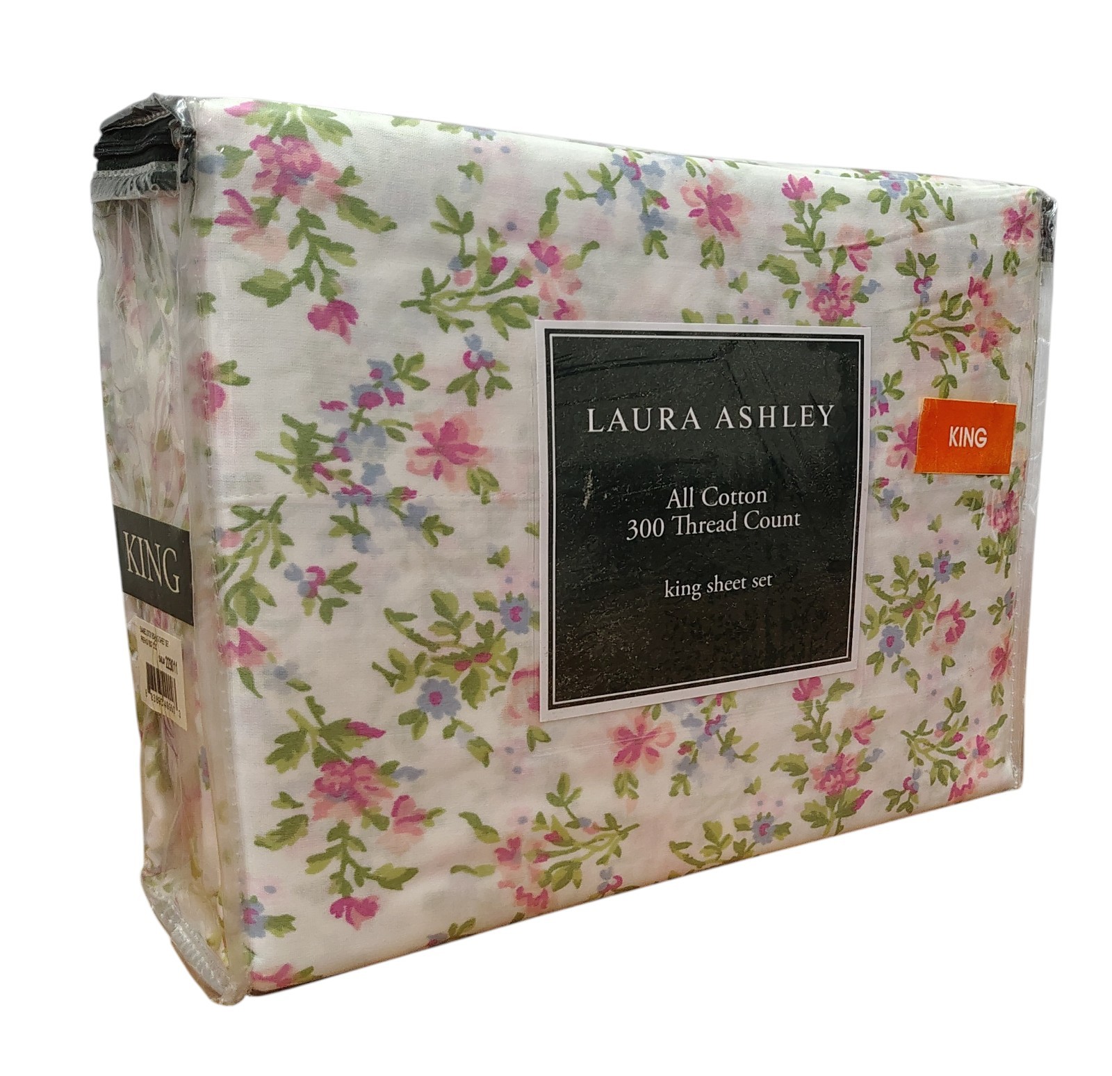 Laura Ashley Dianes Ditsy King Sheet Set - 300 Thread Count Cotton Floral gallery