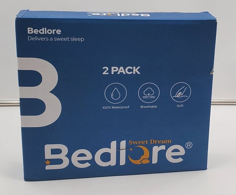 Bedlore 2 Pack Waterproof Mattress Protector Twin Size Mattress Pad With Deep Po gallery