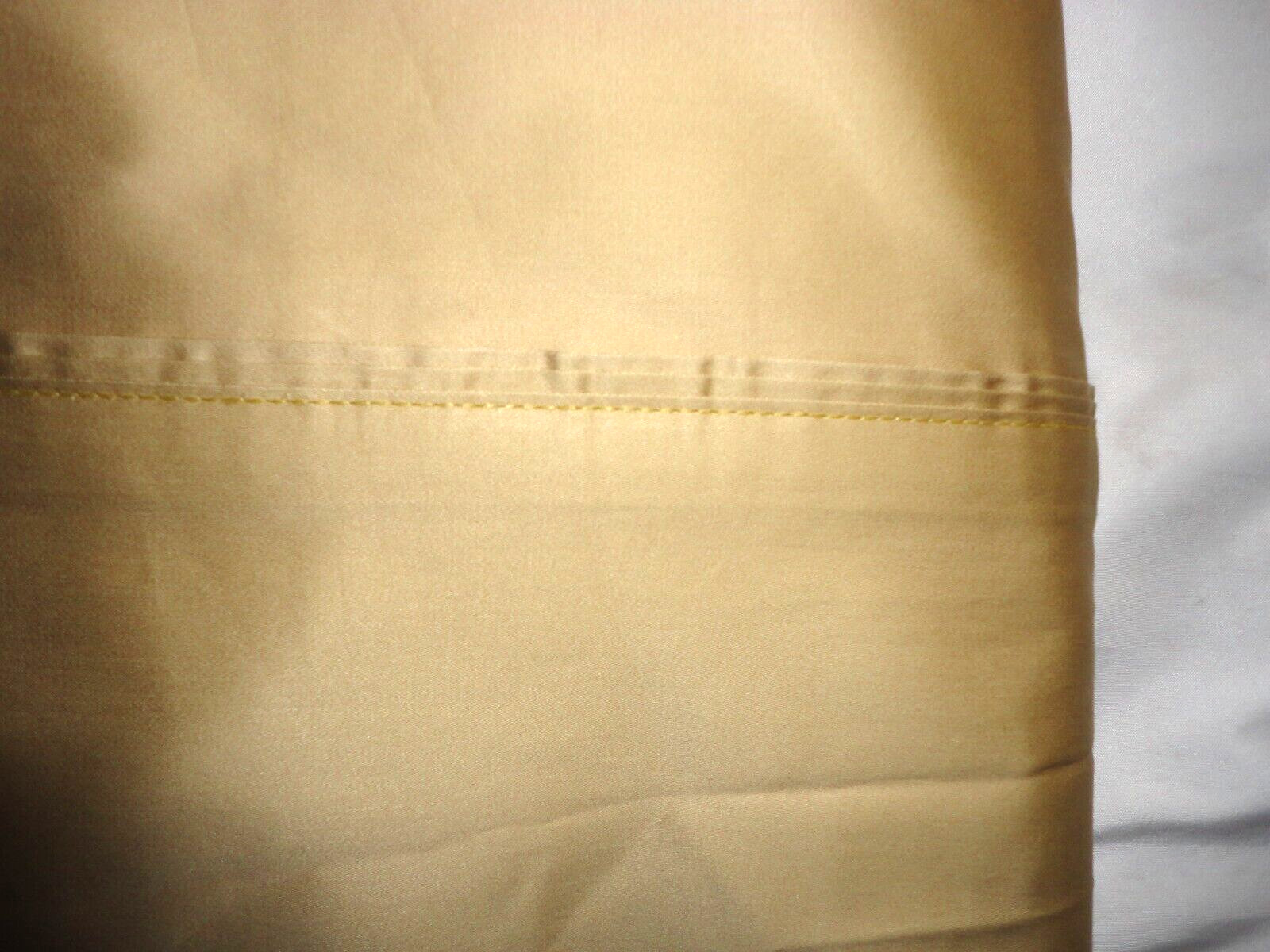RALPH LAUREN PLEATED GOLDEN SATEEN QUEEN FLAT SHEET 100% COTTON 92 X 100 gallery