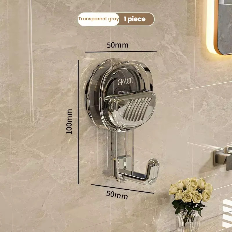 Suction Hooks Strong Vacuum Power Traceless No-Drilling Adhesive Hooks for Home gallery