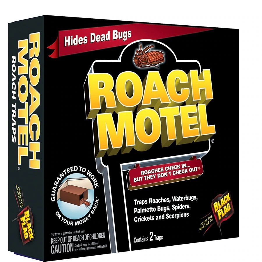 Black Flag Roach Motel Indoor Insect Trap 2 Pack No Odor Easy Use gallery