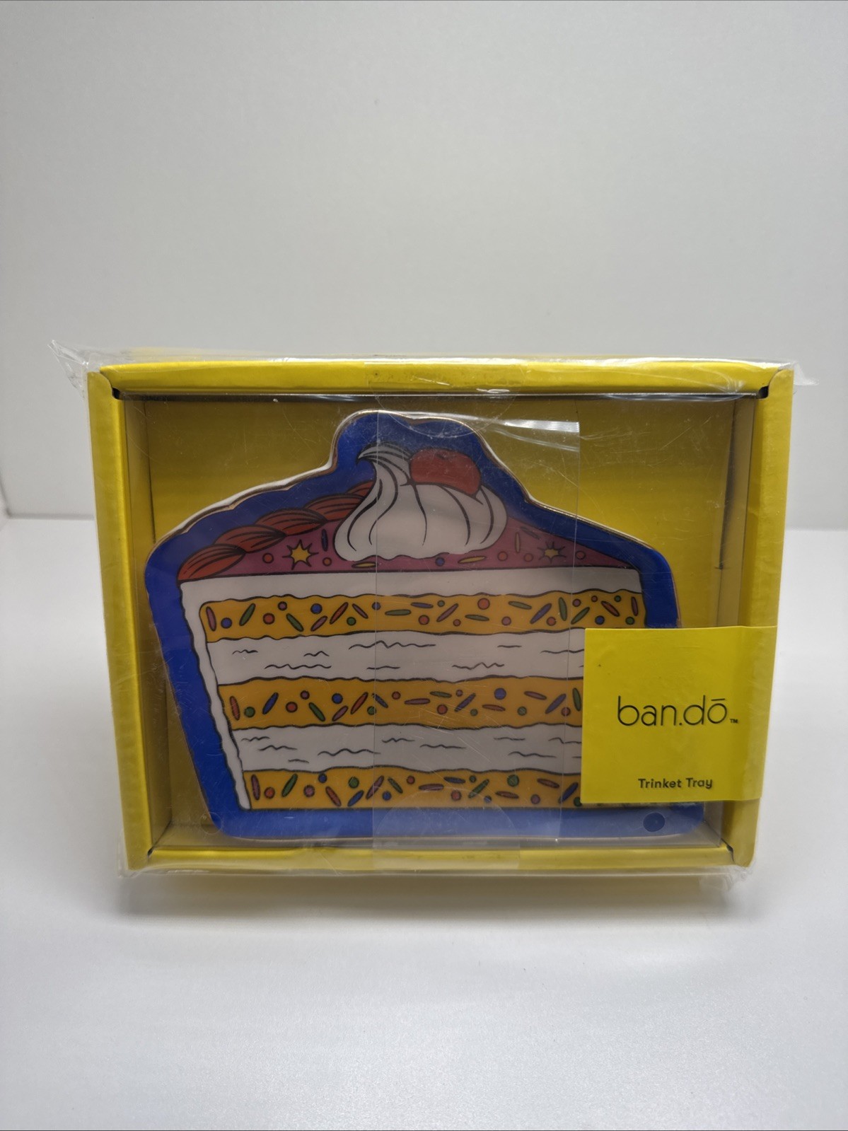 Ban.do Cupcake Slice Ceramic Trinket Tray Multicolor Dessert Jewelry Dish Cute gallery