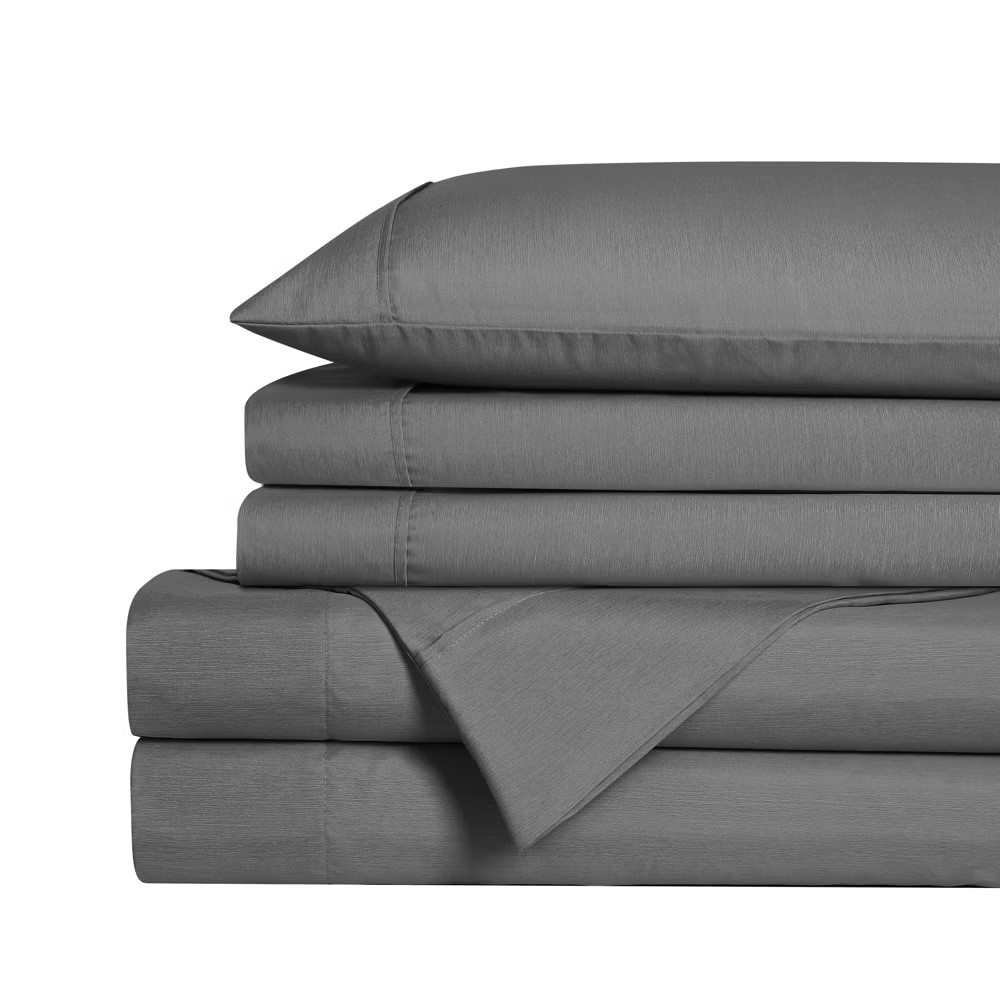 Swift Home 4PC Polyester Rayon from Bamboo Blend Soft Breathable Solid Sheet gallery